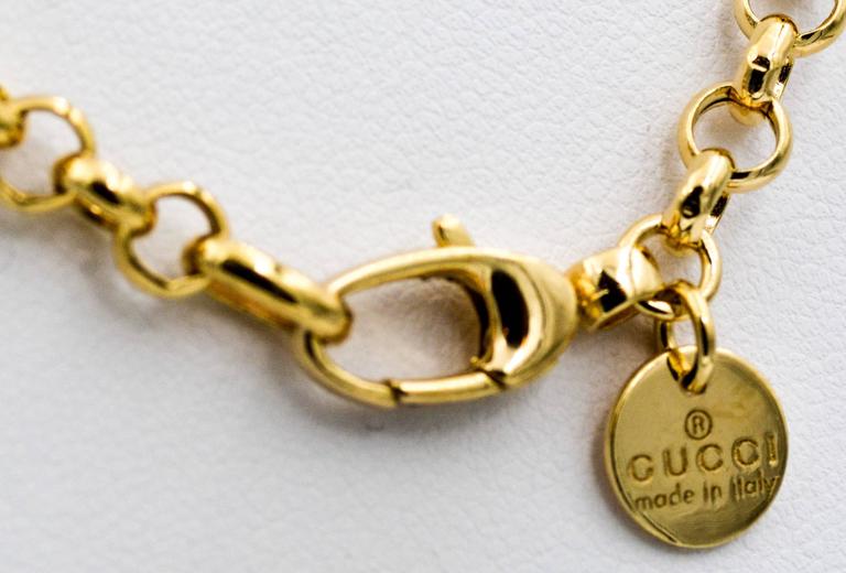 gucci 18k gold chain