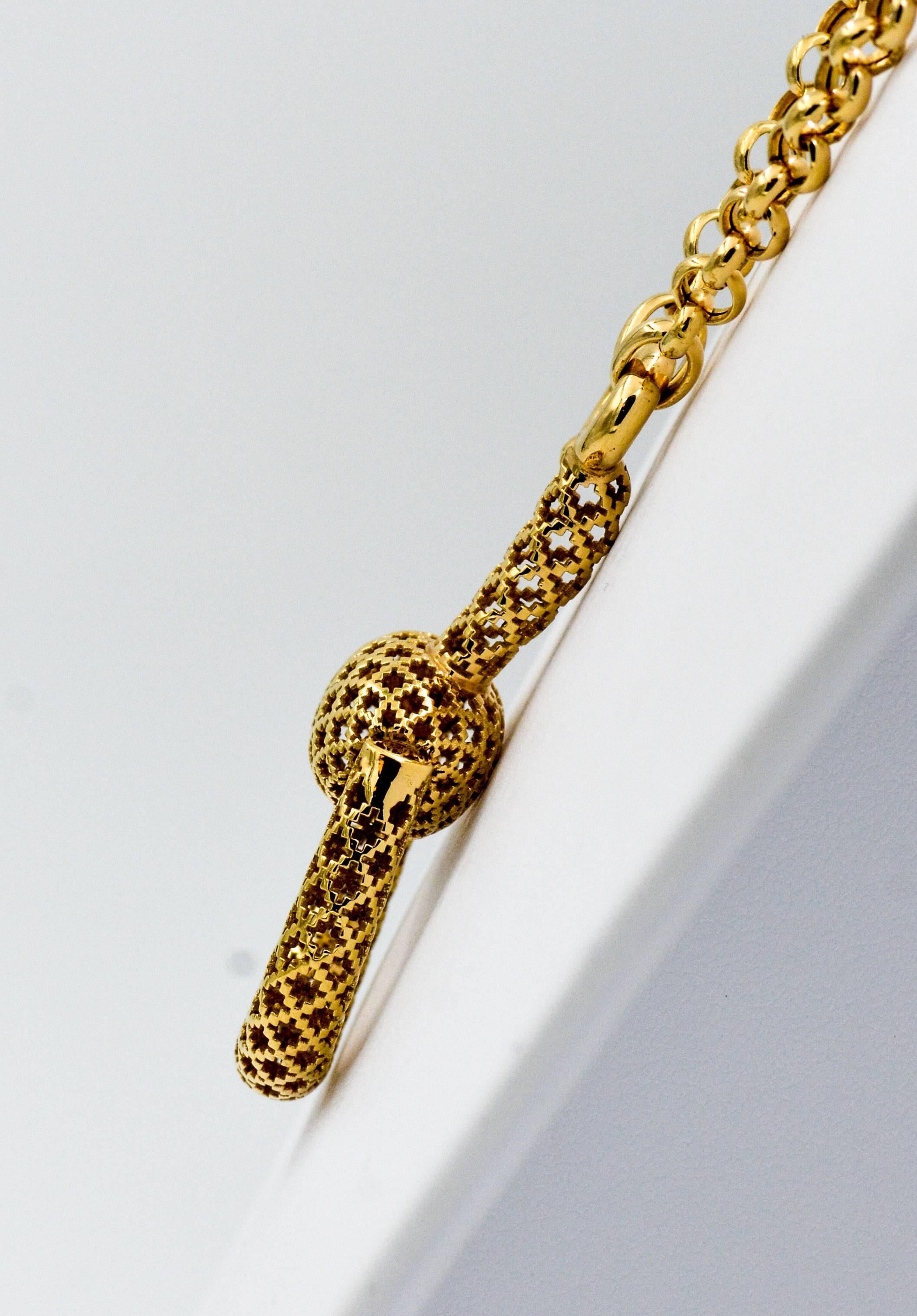 gucci horsebit necklace gold