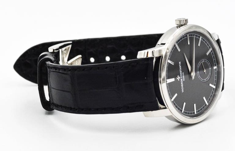 Vacheron Constantin Platinum Traditionnelle manual Wristwatch at 1stdibs
