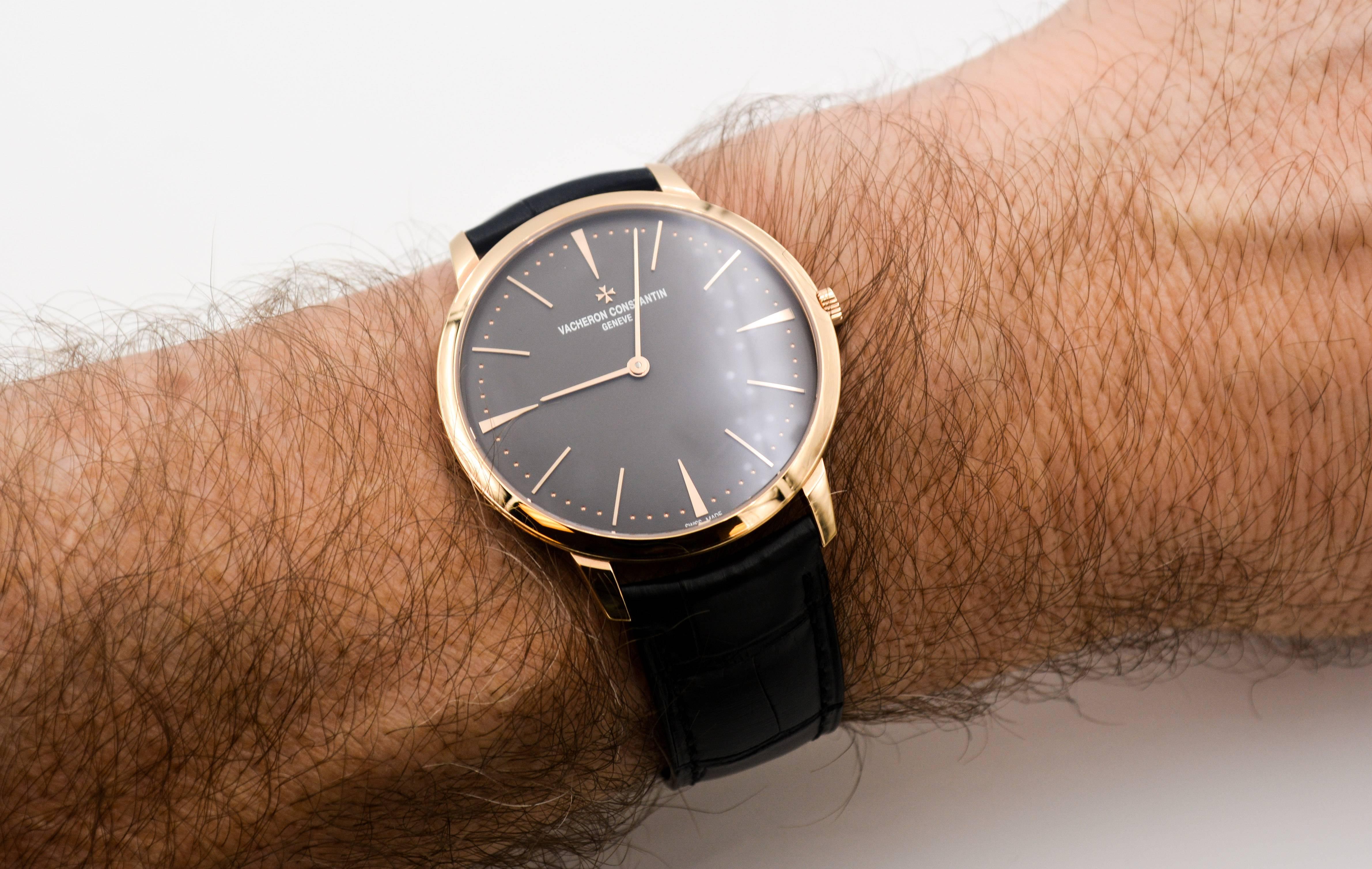Vacheron Constantin Patrimony Rose Gold Manual Wristwatch 4