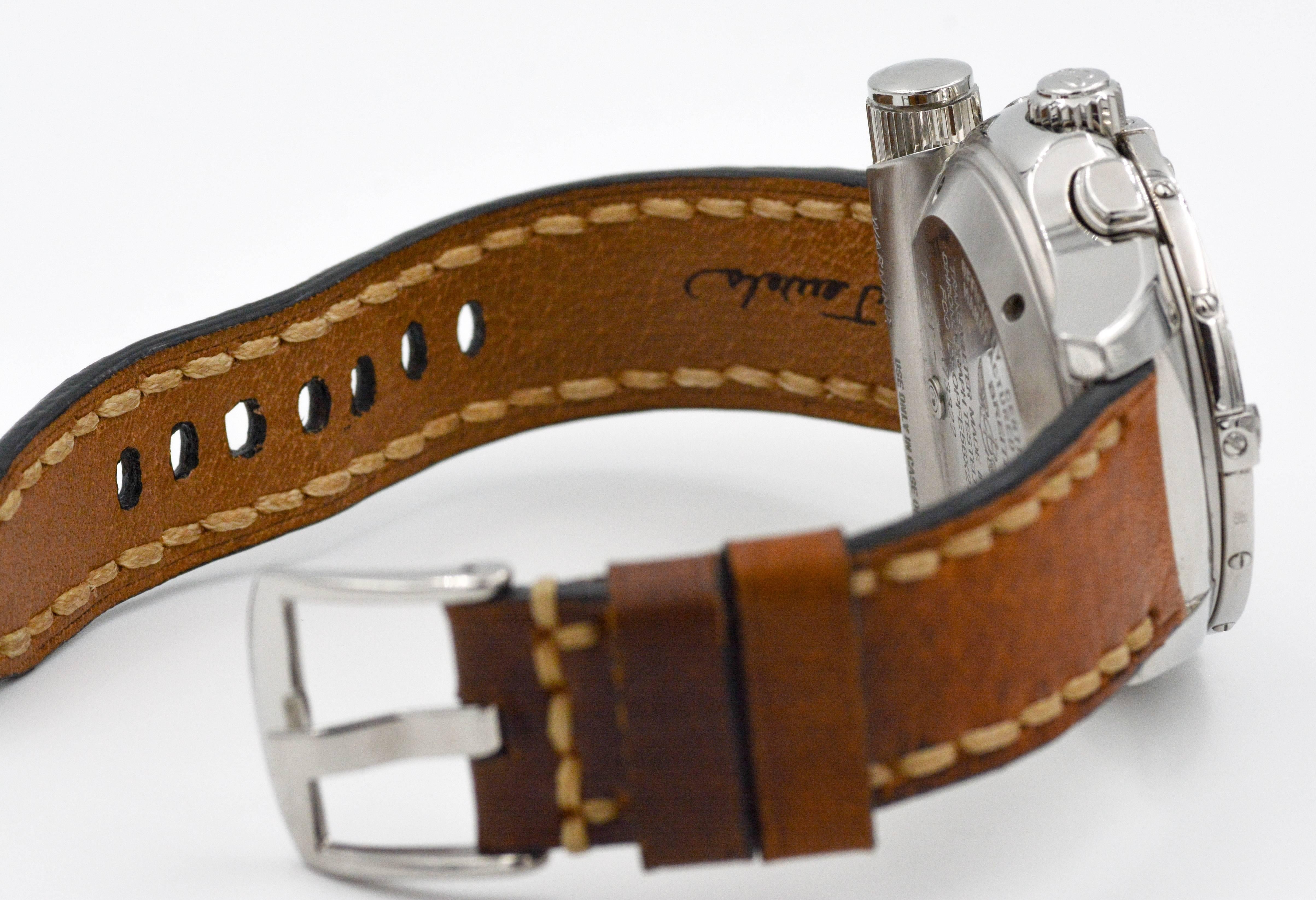 Men's Breitling Stainless Steel Emergency Quartz Wristwatch