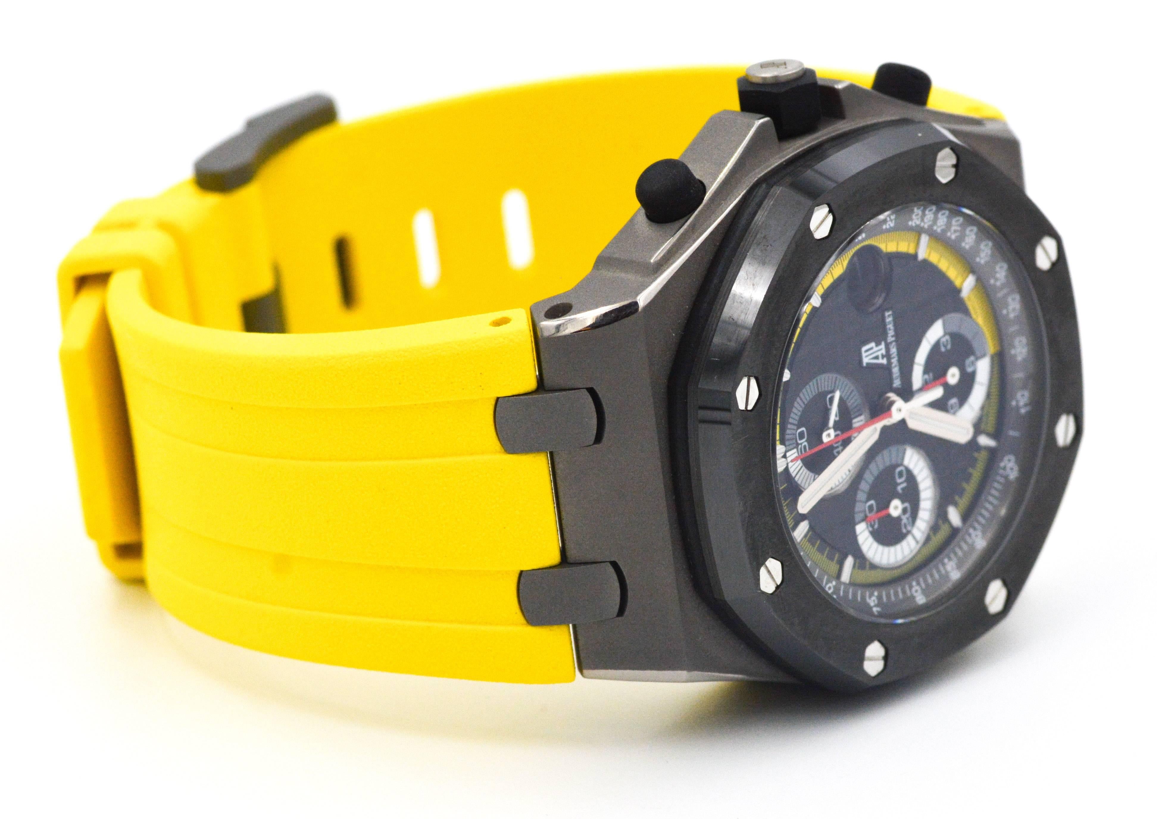 Modern Audemar Piguet titanium Royal Oak Off Shore Limited Edition Automatic Wristwatch