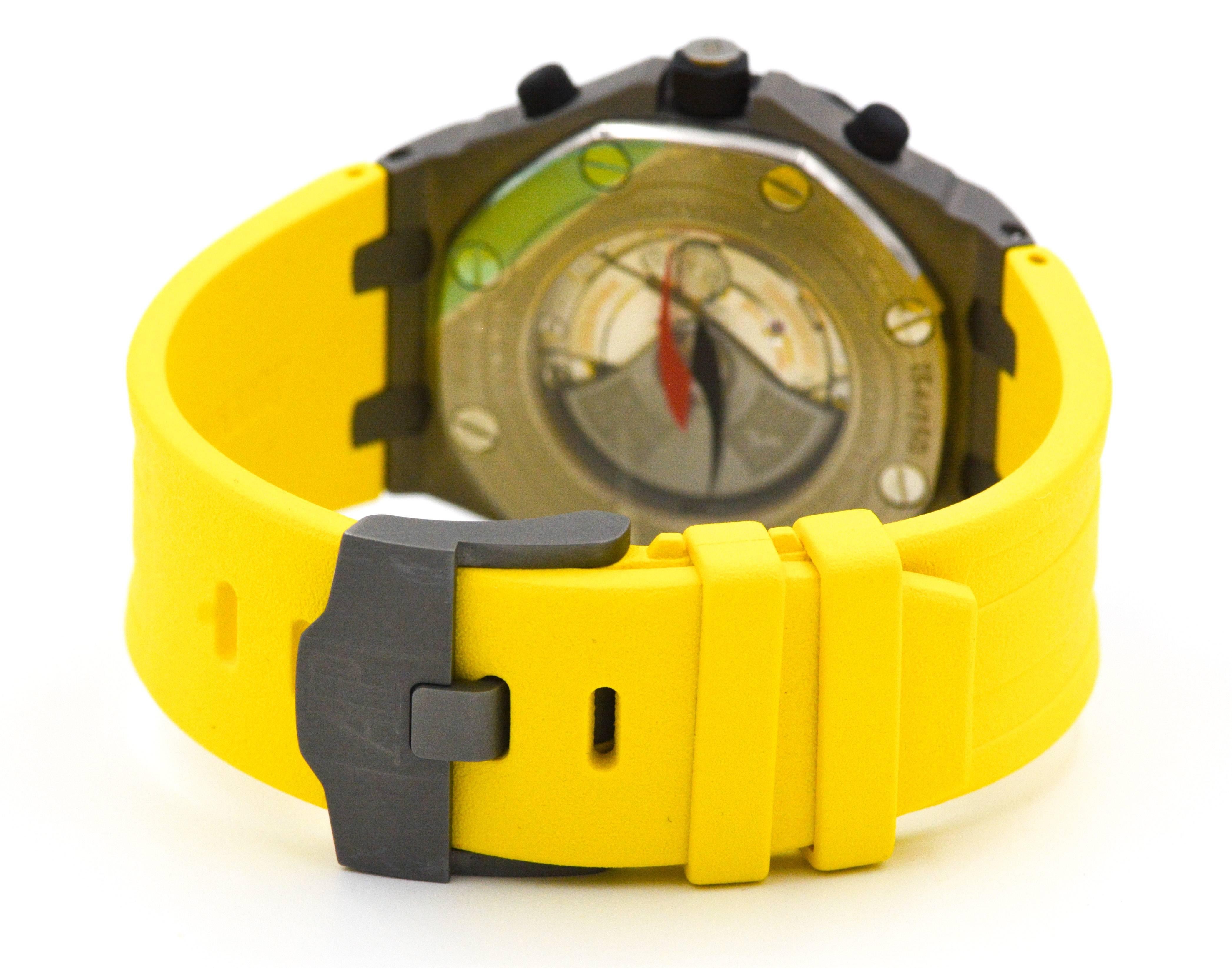 Audemar Piguet titanium Royal Oak Off Shore Limited Edition Automatic Wristwatch 2