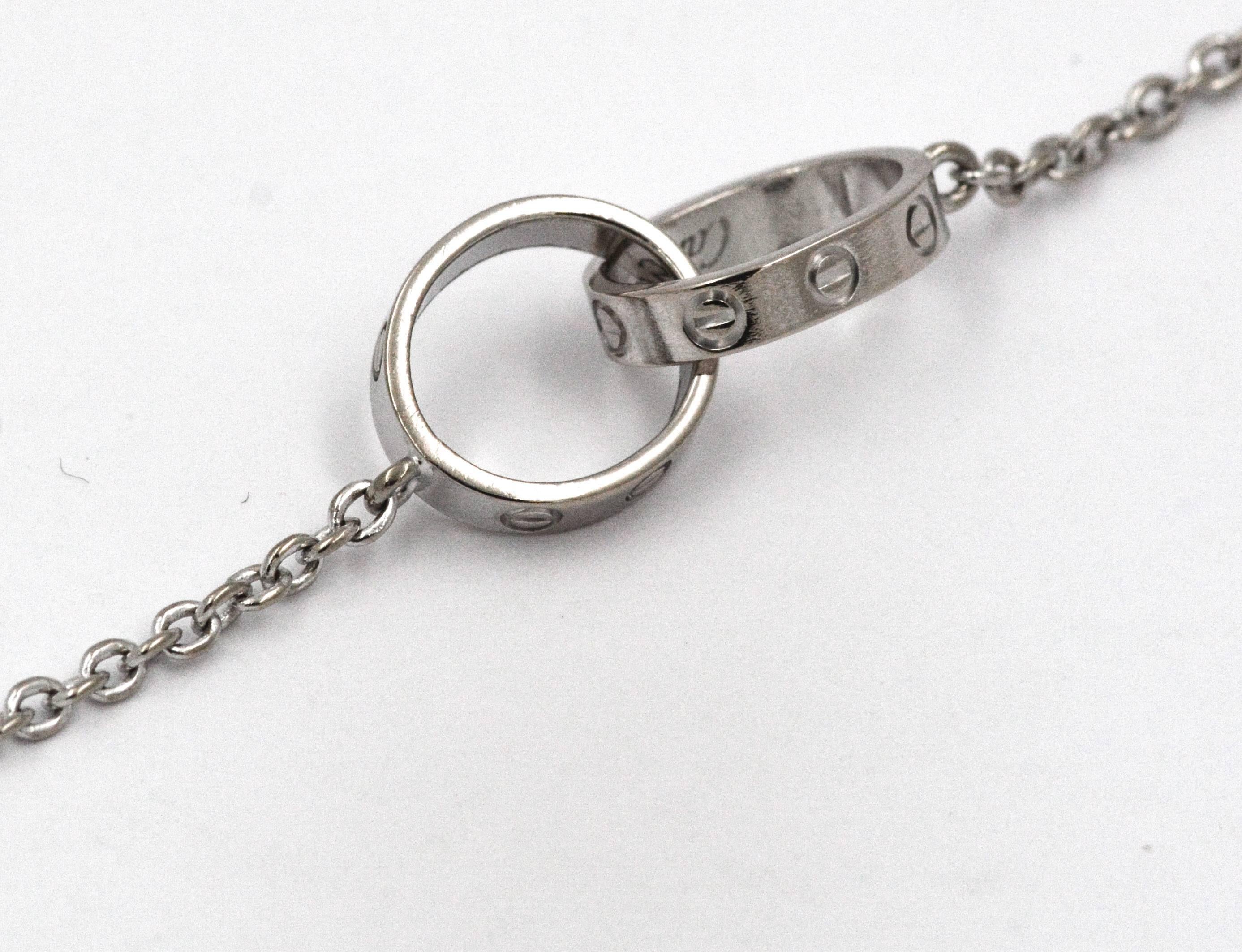 cartier love chain bracelet