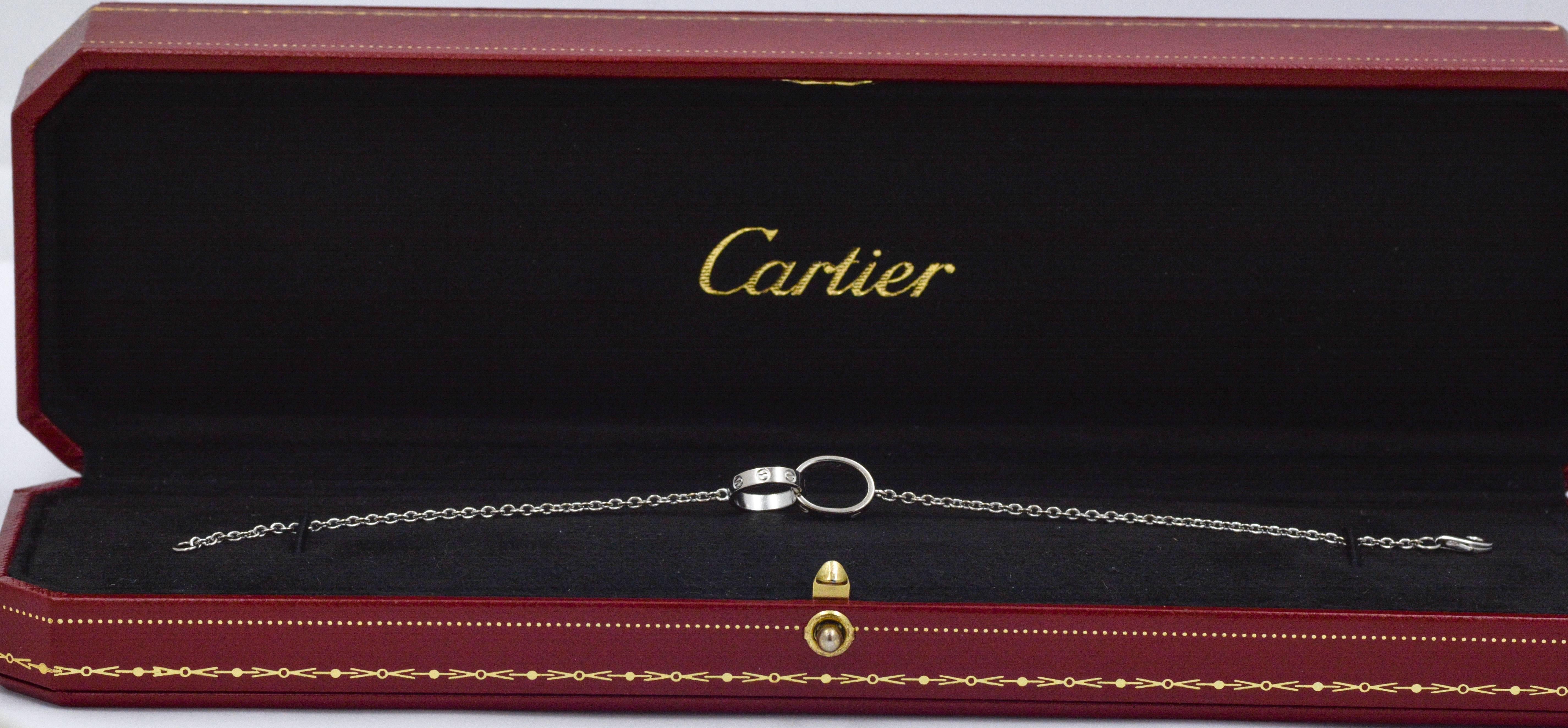 Women's Cartier Classic White Gold Love Bracelet