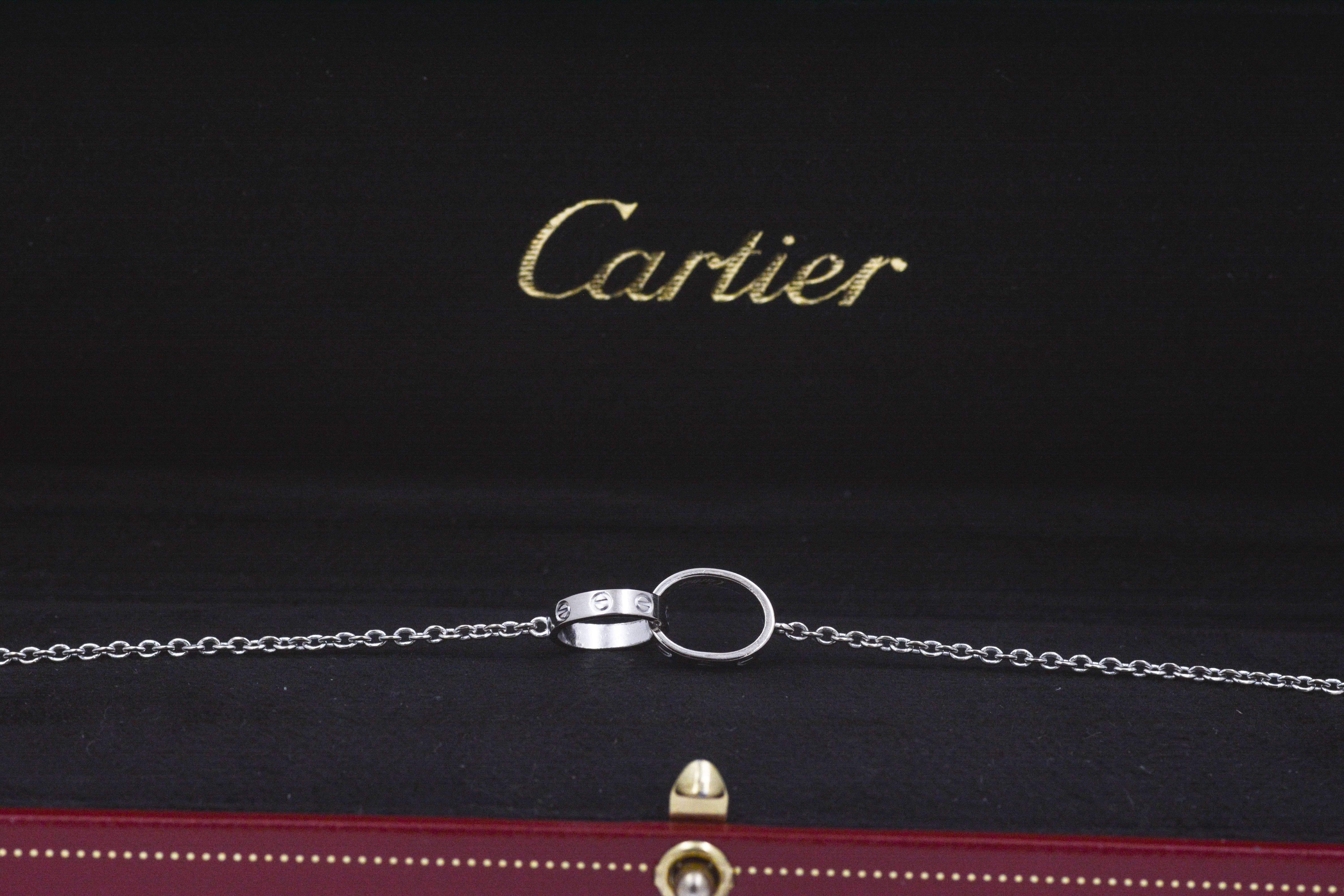 Cartier Classic White Gold Love Bracelet 1