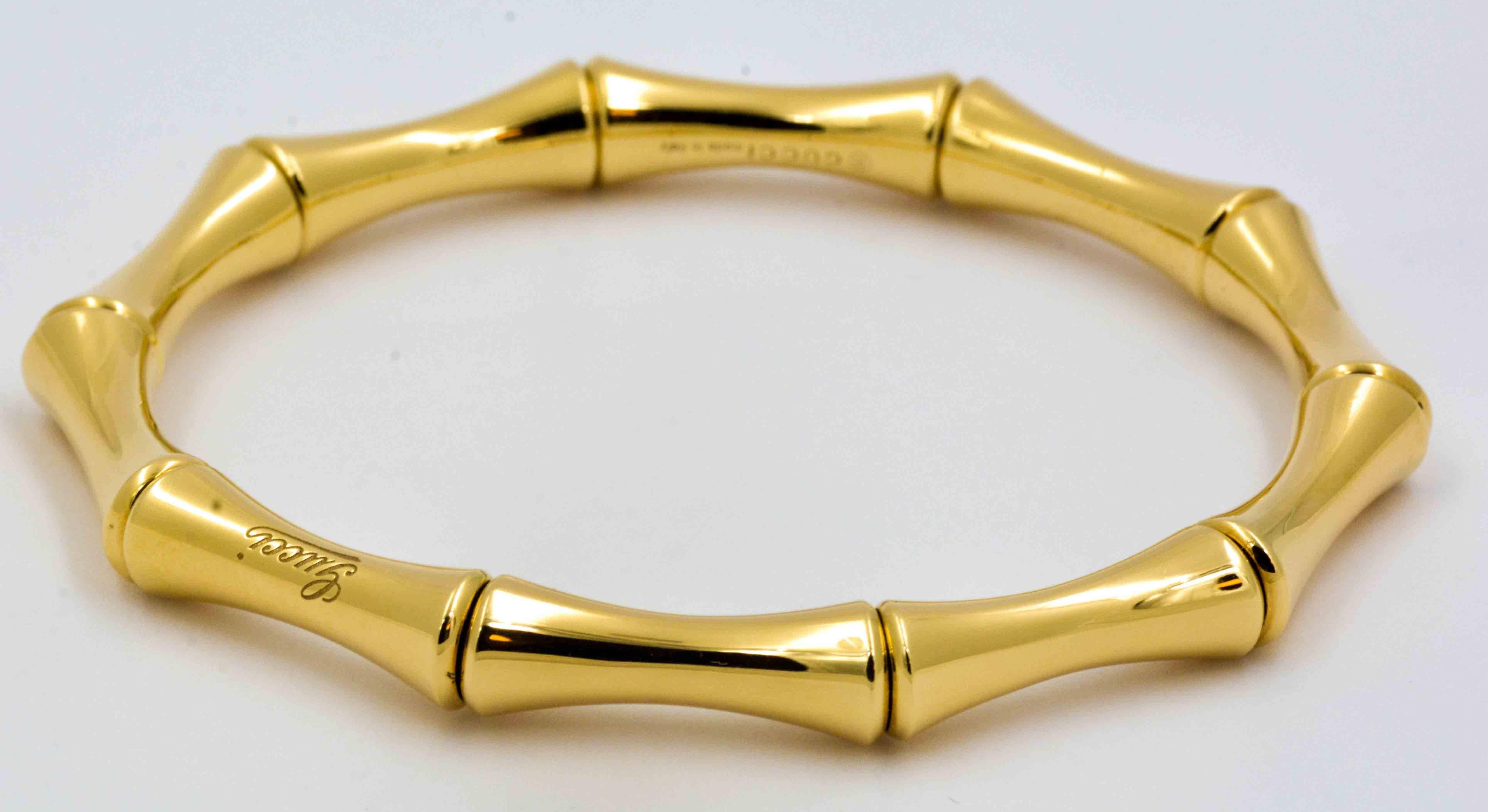 gucci bamboo bracelet gold