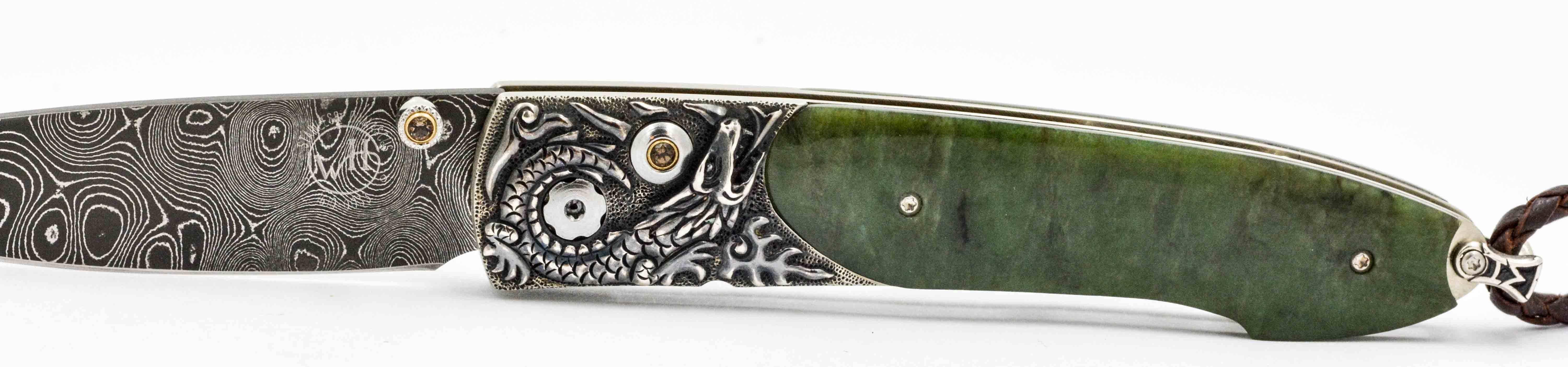 jade handle pocket knife