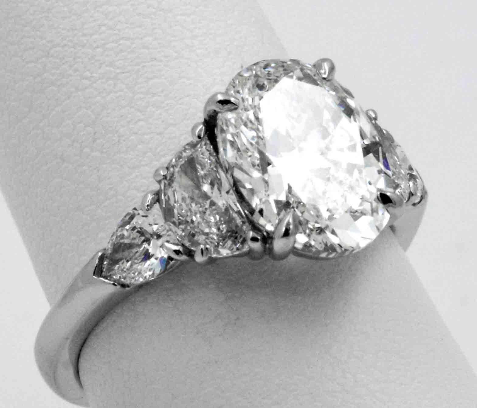 Modern JB Star Diamond Engagement Ring