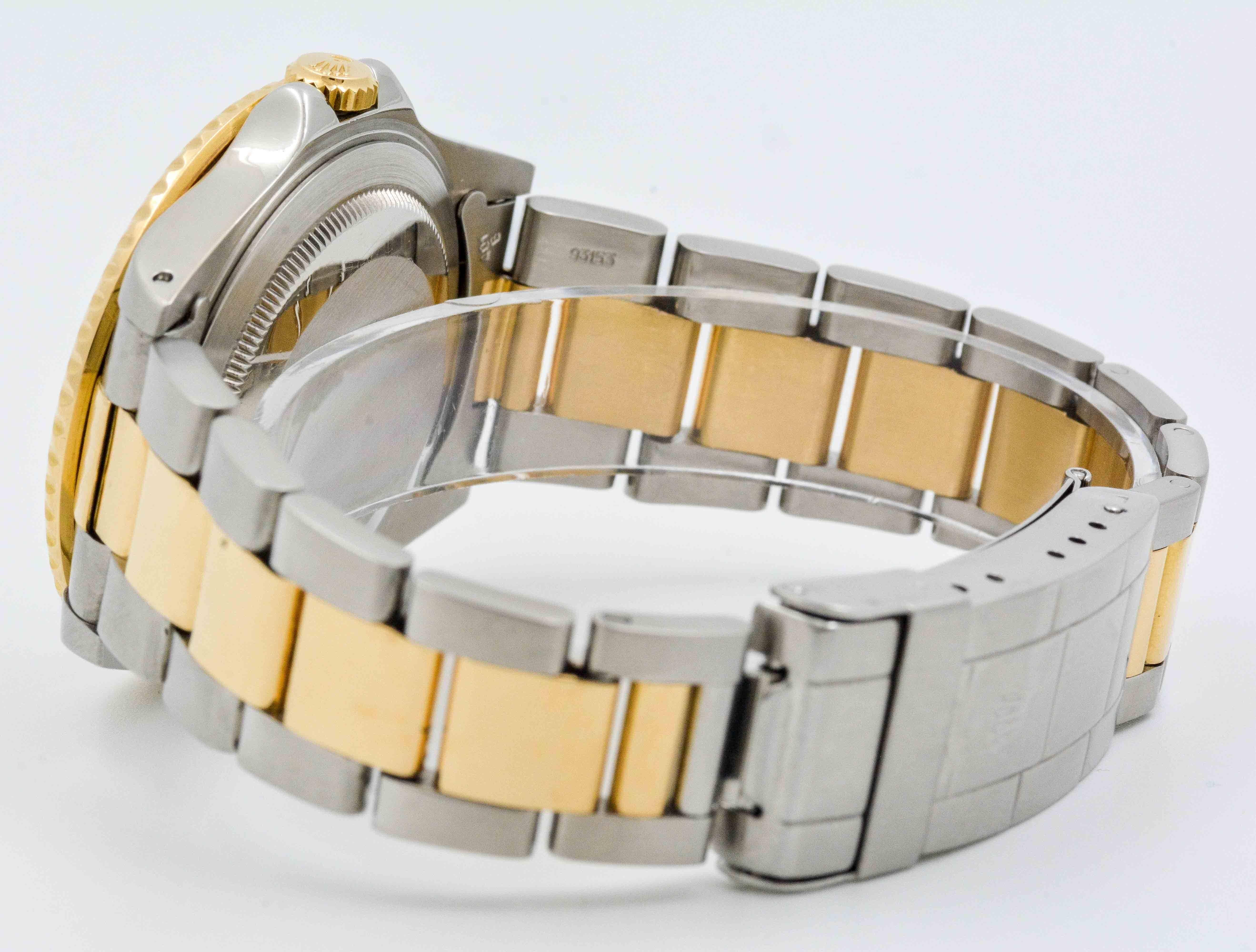 Rolex Yellow Gold Stainless Steel GMT Master II Wristwatch 3