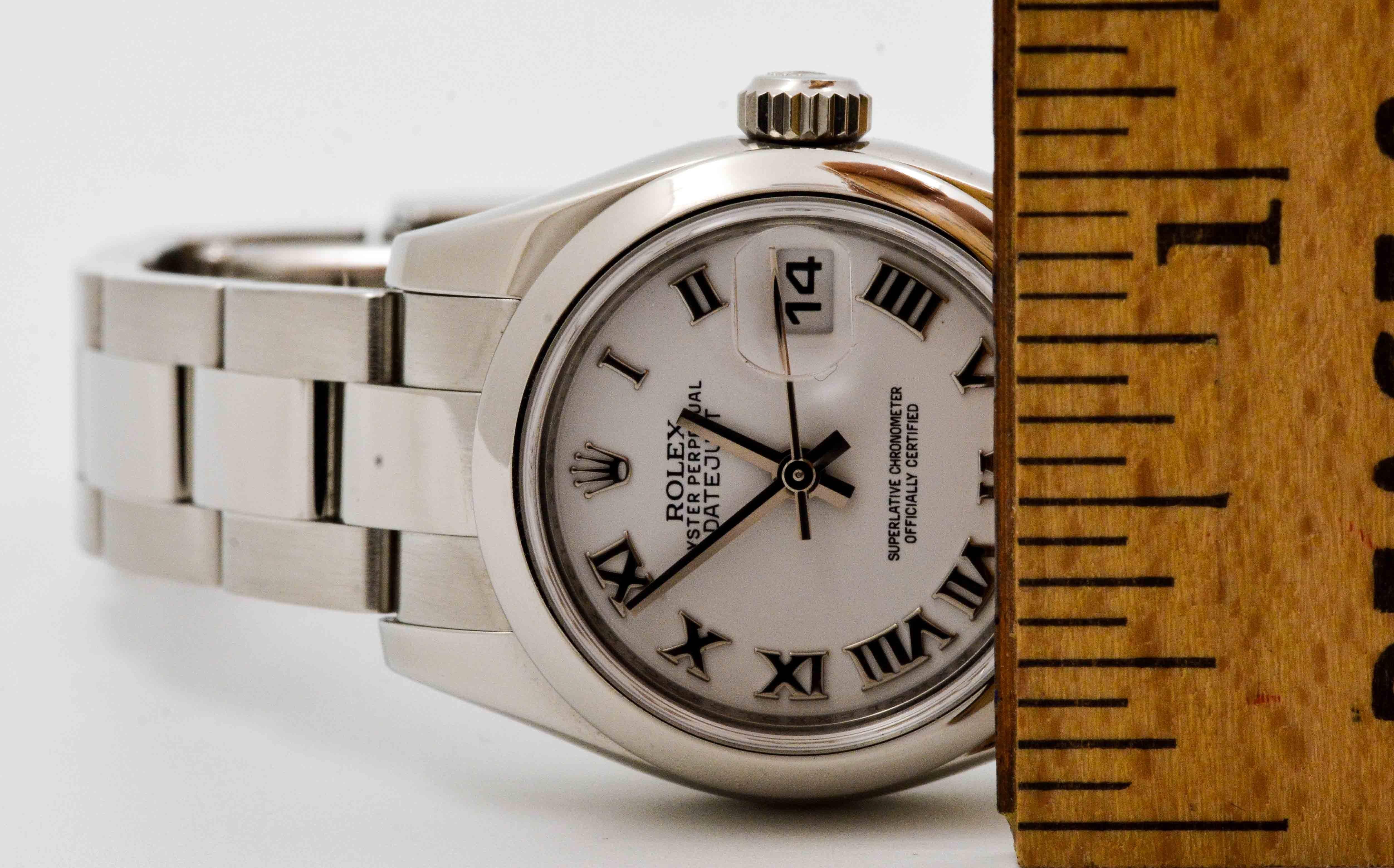Modern Rolex Stainless Steel Datejust automatic Wristwatch