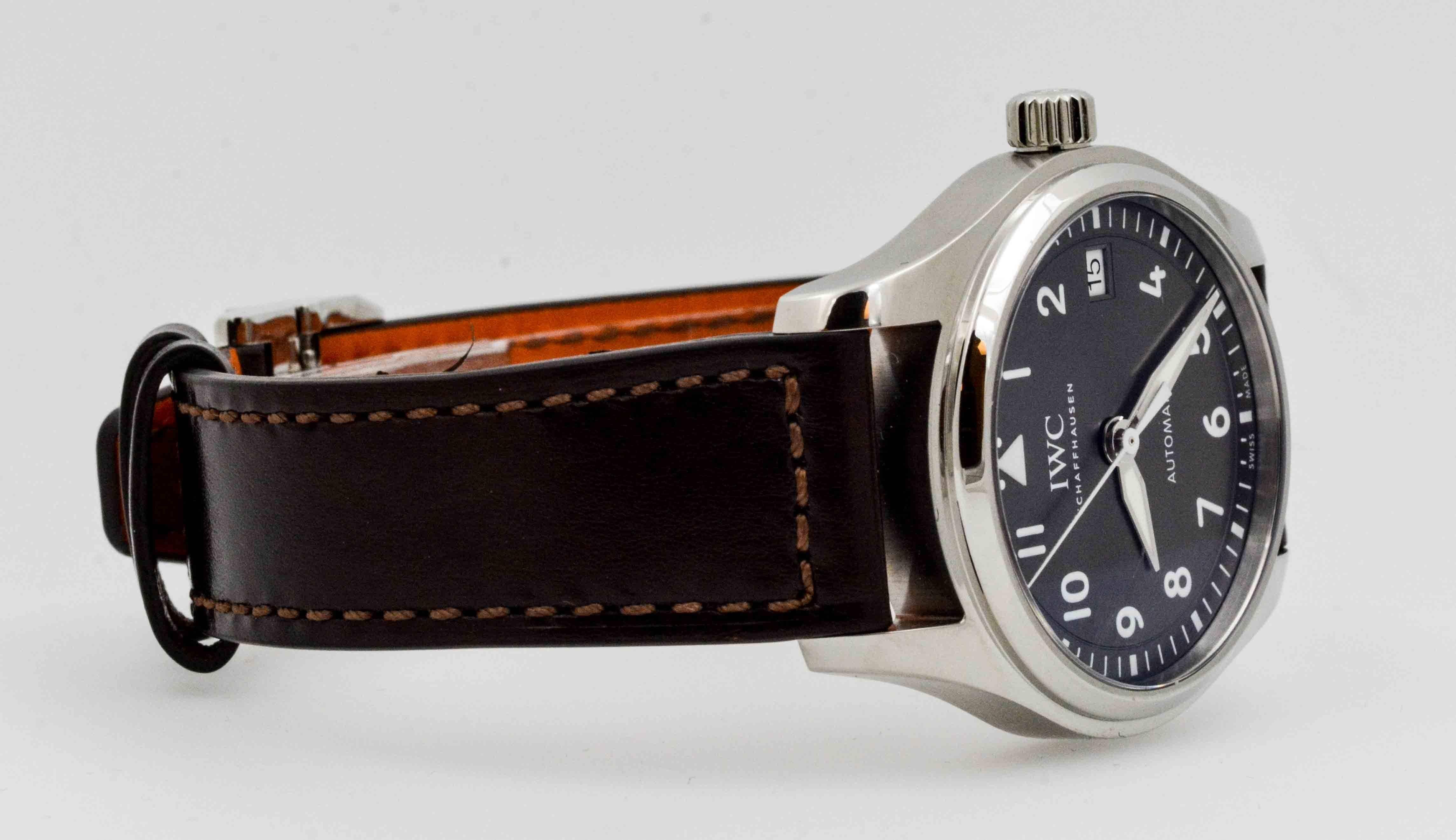 International Watch Company Stainless Steel Pilot Wristwatch 1