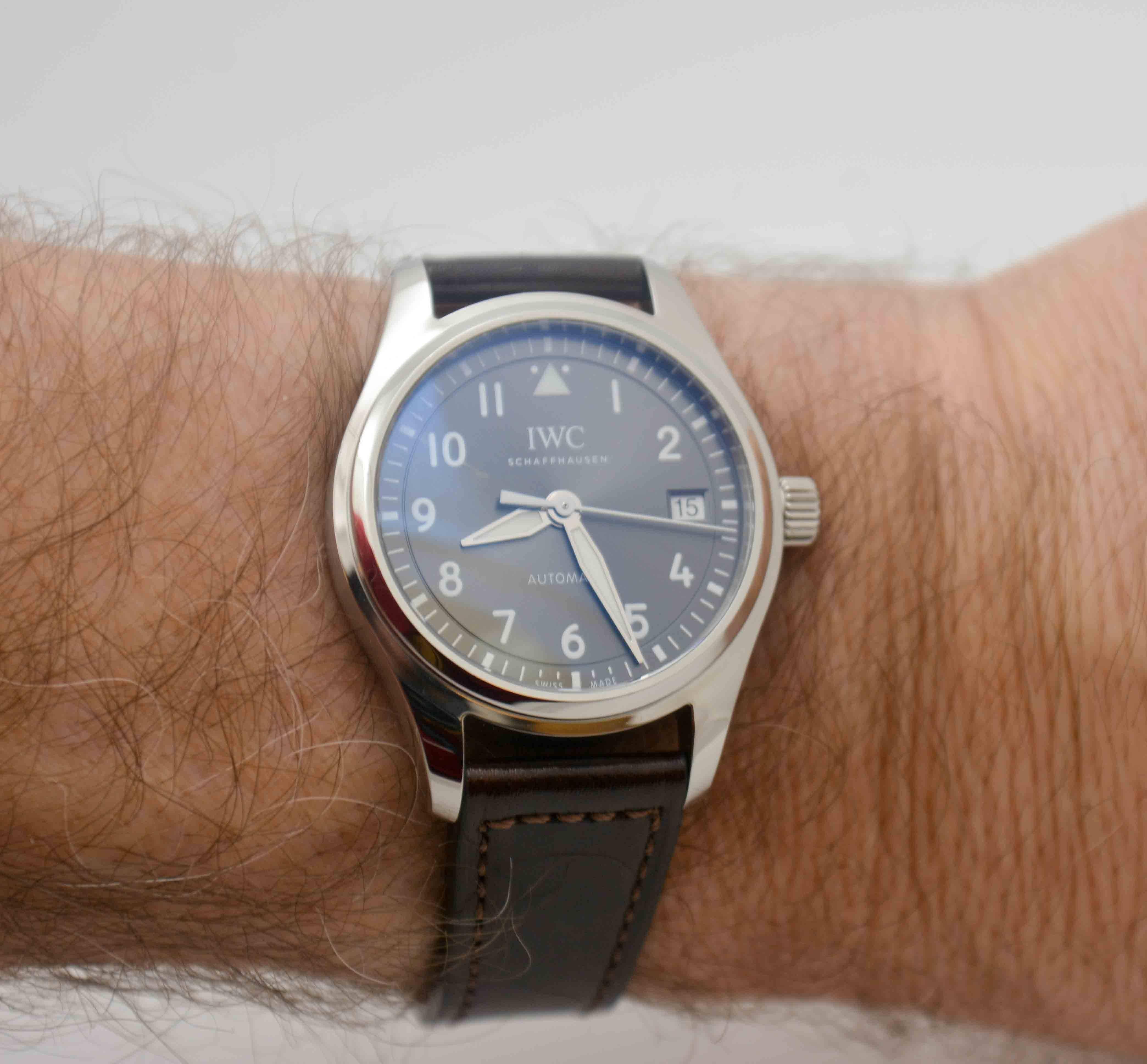 International Watch Company Stainless Steel Pilot Wristwatch 4