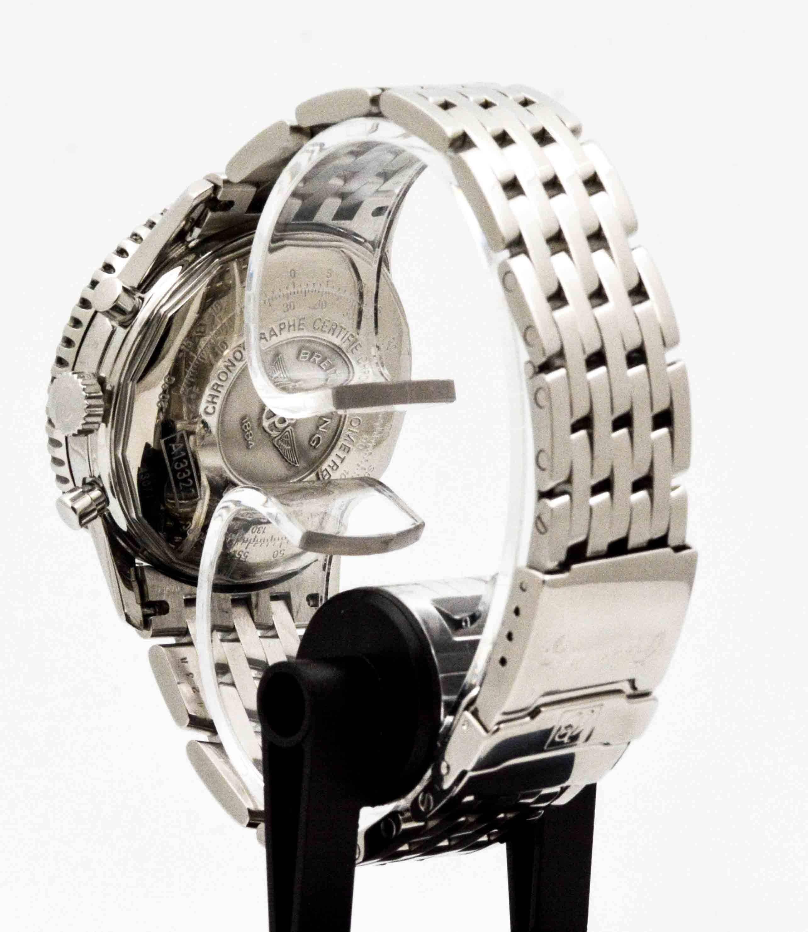 Men's Breitling Stainless Steel Navitimer Self-Winding Wristwatch