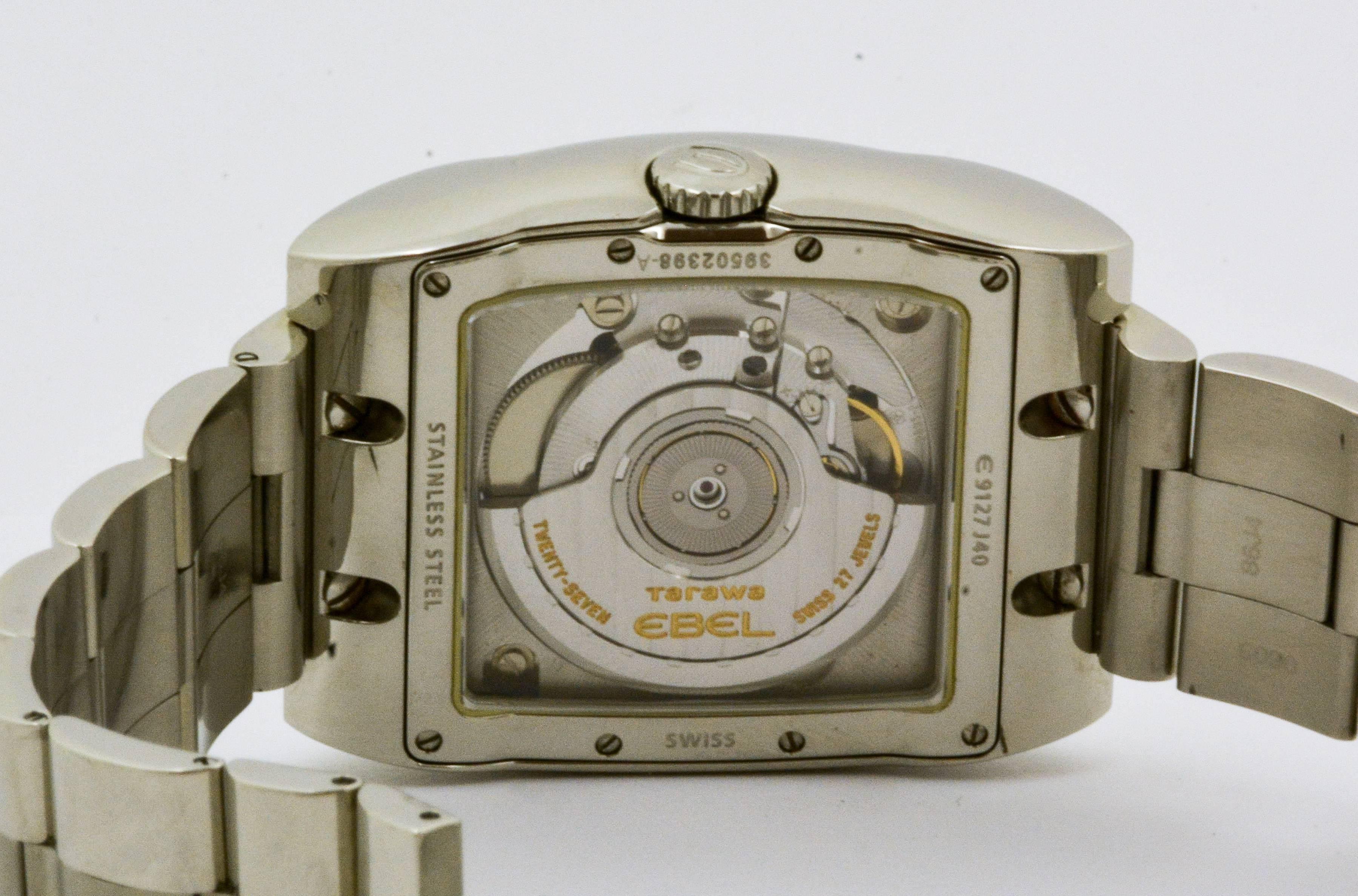 Women's or Men's  Ebel Tarawa Stainless Steel Automatic Wristwatch 