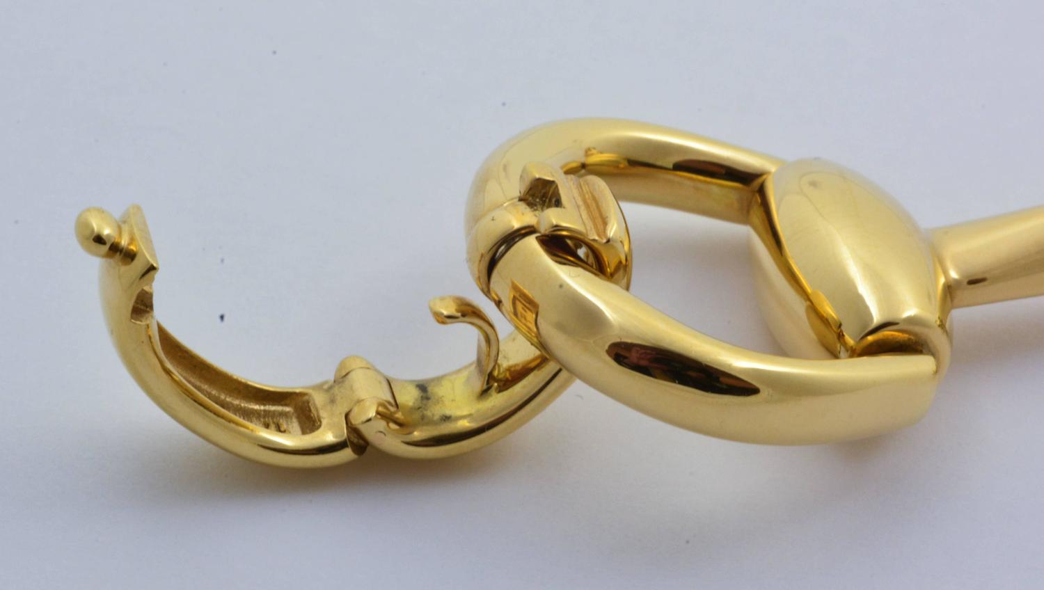 Gucci Gold Horsebit Bracelet For Sale at 1stdibs