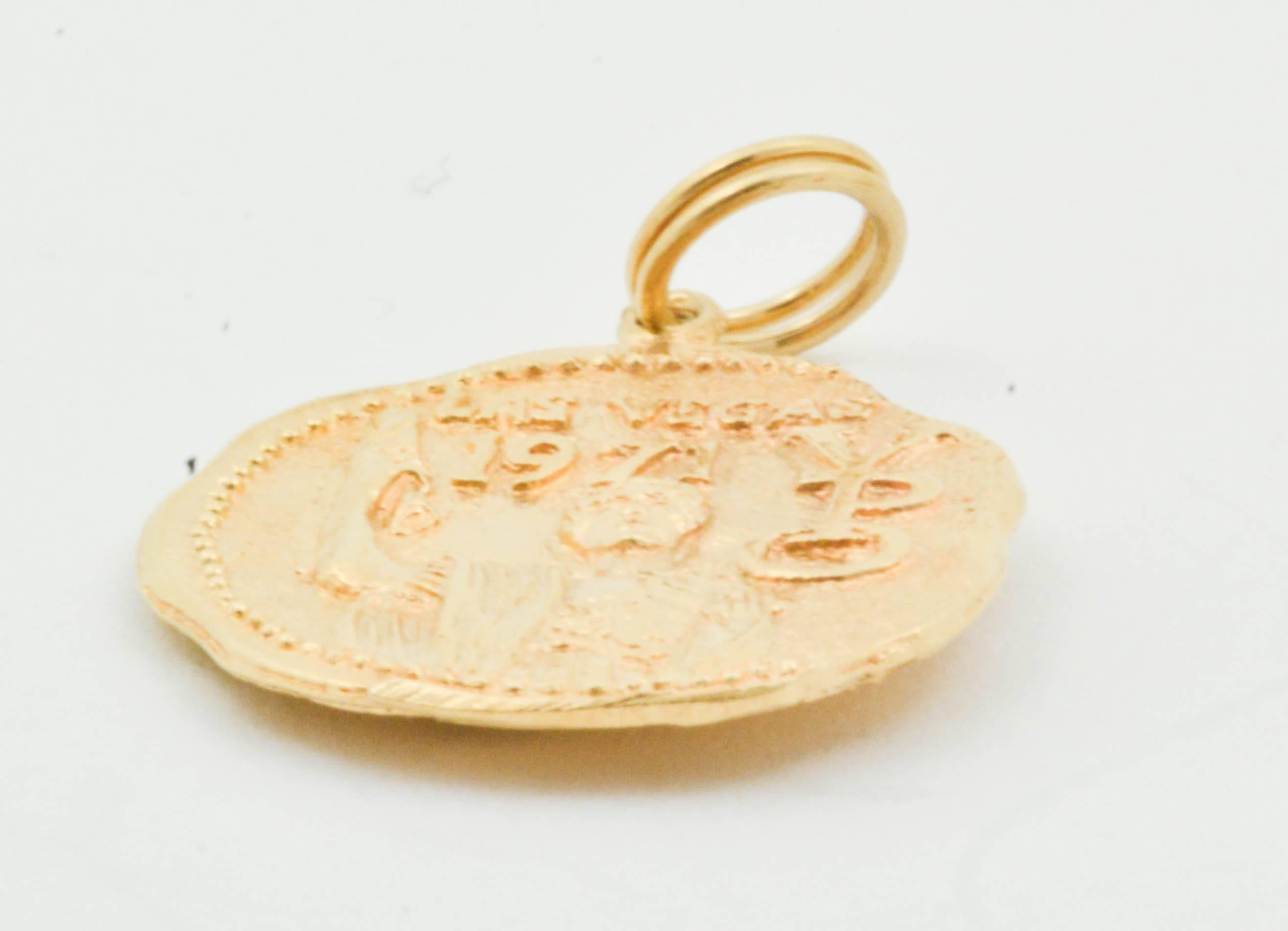 Classical Roman Gold Las Vegas YPO Charm