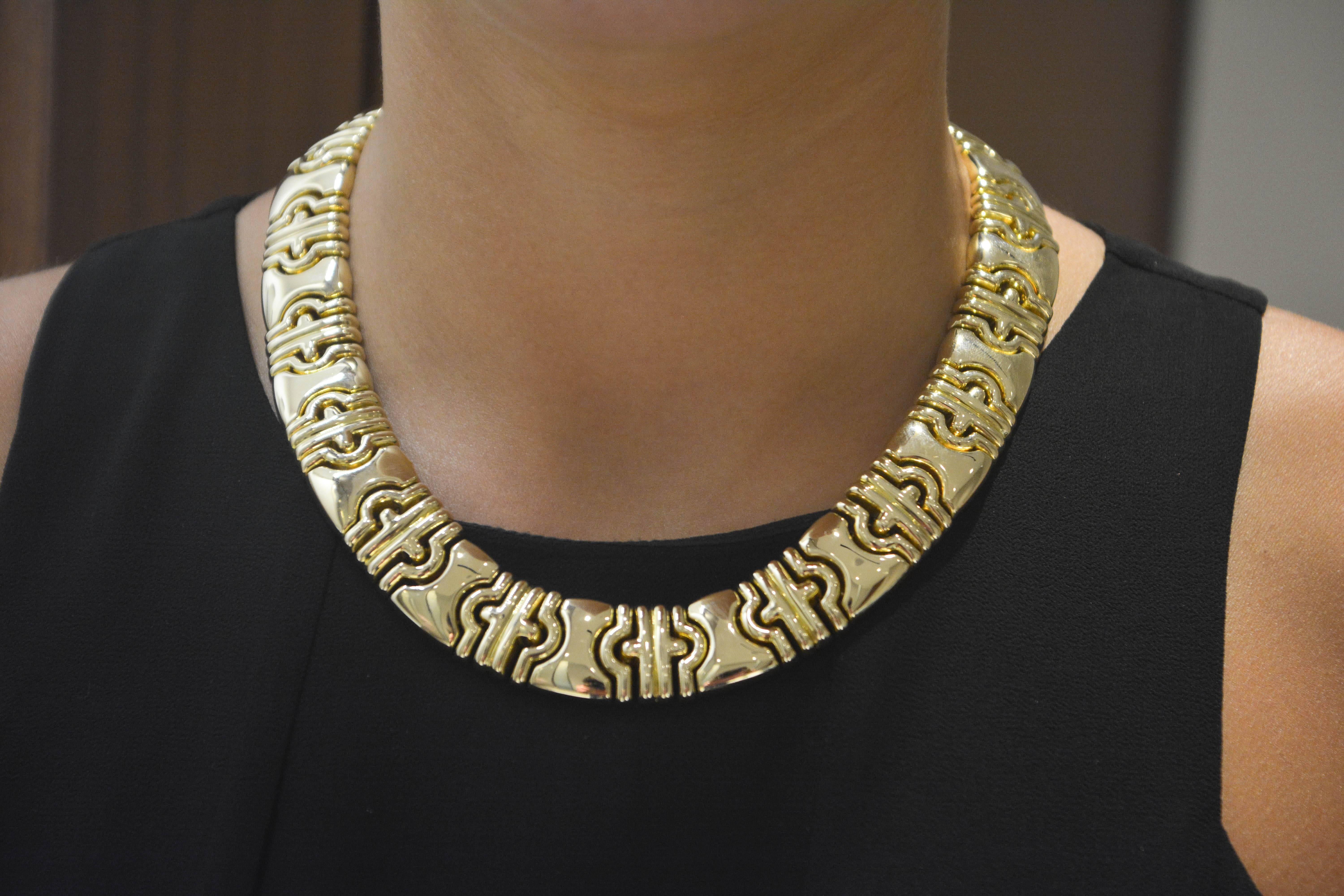 flat byzantine chain gold