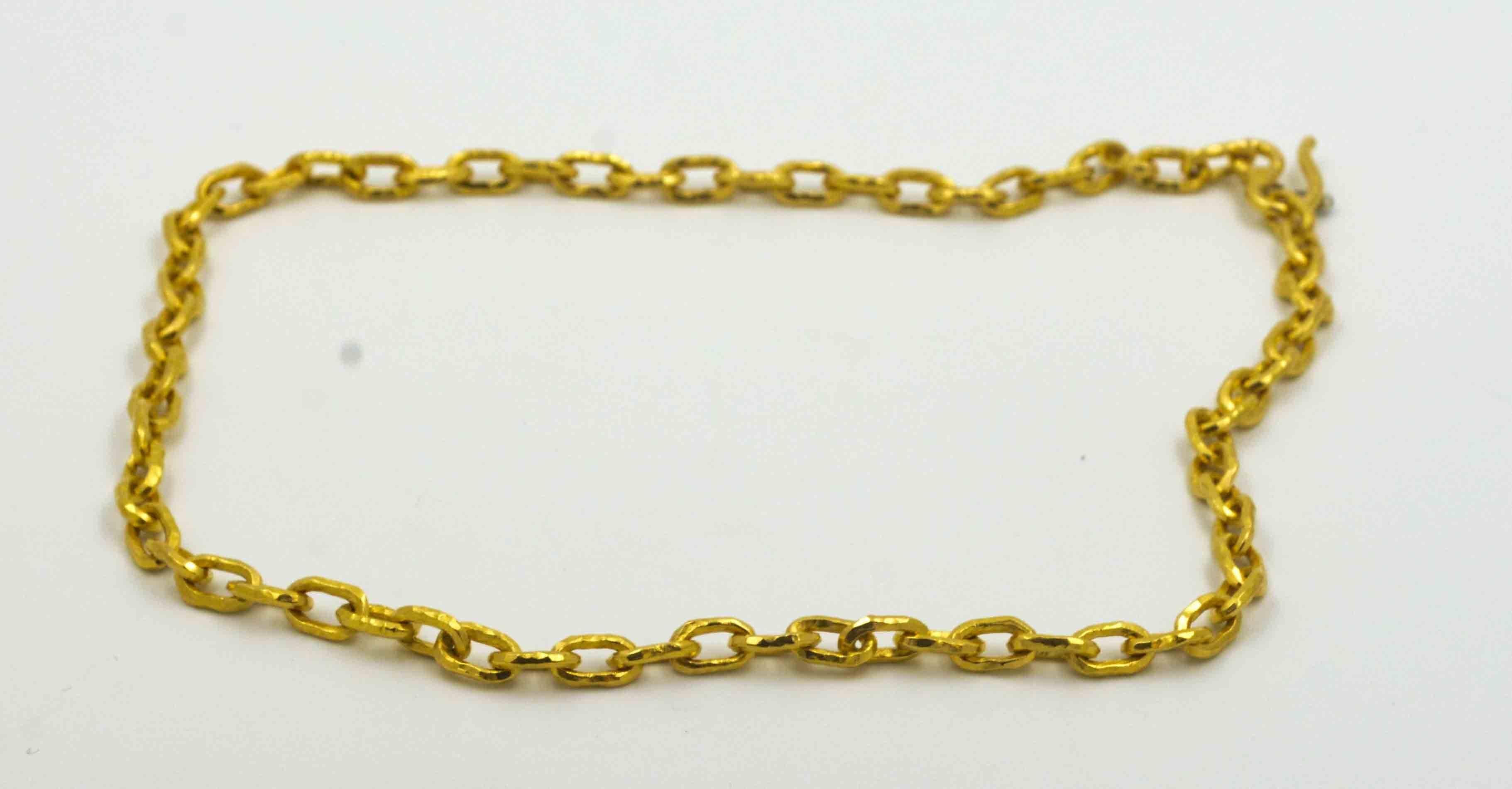 Classic Jean Mahie Small Cadene Necklace In Excellent Condition In Dallas, TX