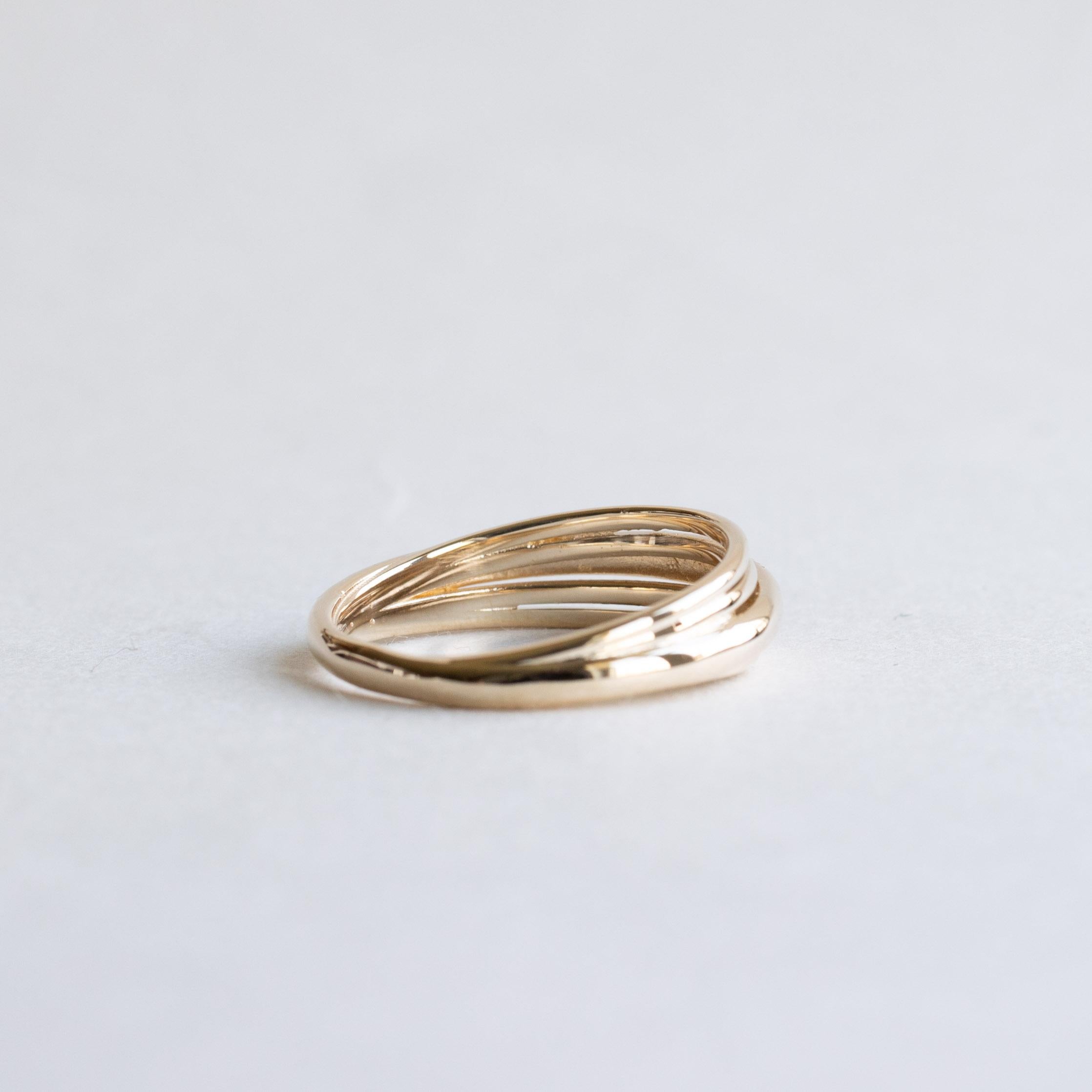 Contemporary 14k Ruby Ring For Sale