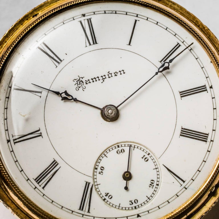 Hampden MultiColor Gold Large Antique Pocket Watch at 1stDibs dueber