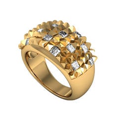 Barbara Nanning 
Sparkles Diamond and Gold Ring