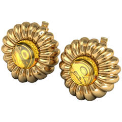 Barbara Nanning & Sparkles Citrine and Gold Earrings