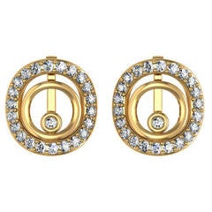 Vasaly Baglaenko & Sparkles Diamond and Gold Earrings