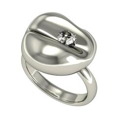 Barbara Nanning & Sparkles Diamond and Gold Kiss Ring