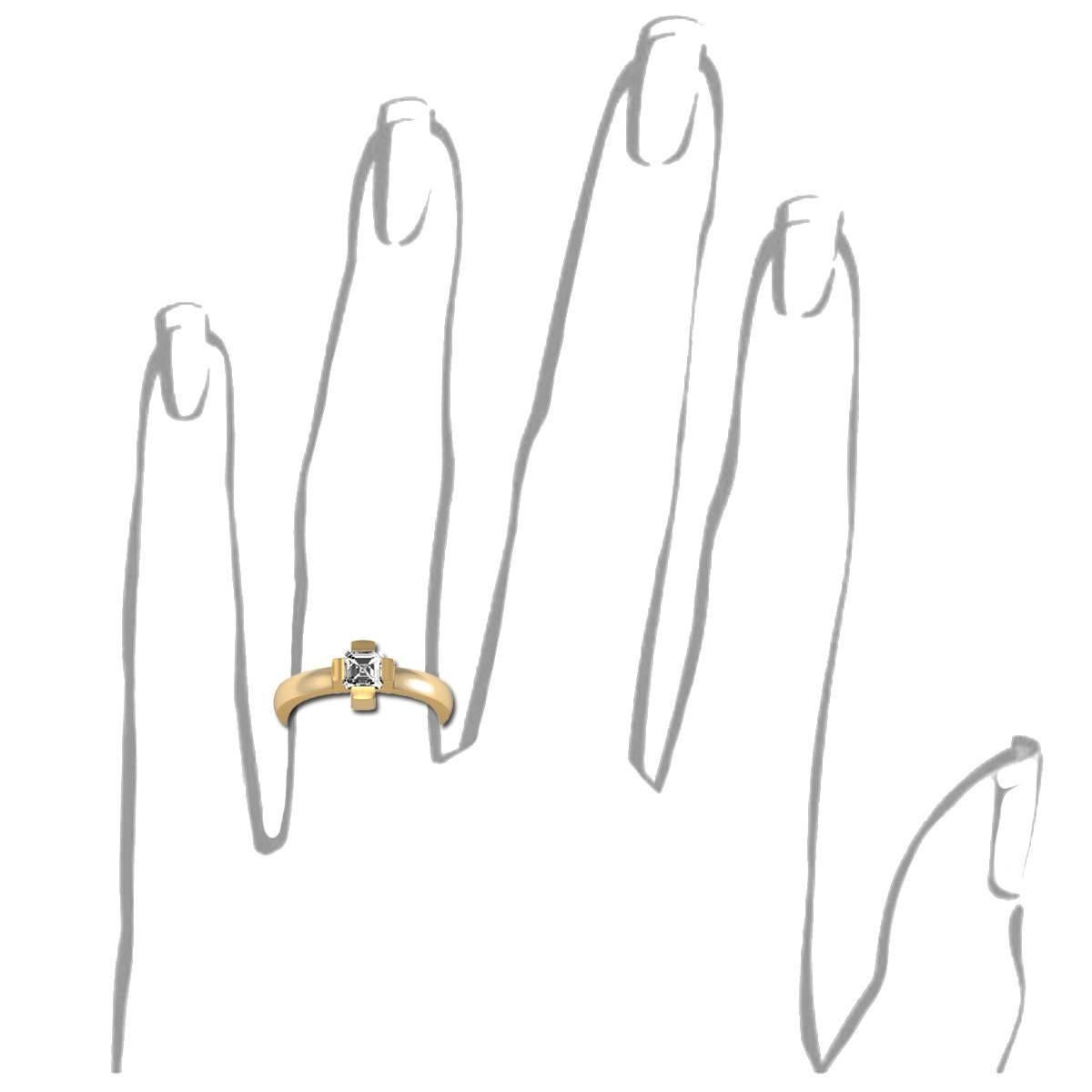 Women's Christoph Blatter & Sparkles Diamond and Gold Ring For Sale