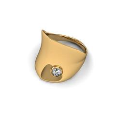 Ini Archibong & Sparkles Diamond and Gold Ring