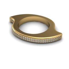 Zoe Stork and Sparkles Diamond Gold Ring