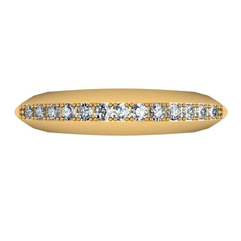 Zoe Stork and Sparkles Diamond and Gold Ring In New Condition For Sale In Amsterdam, NL