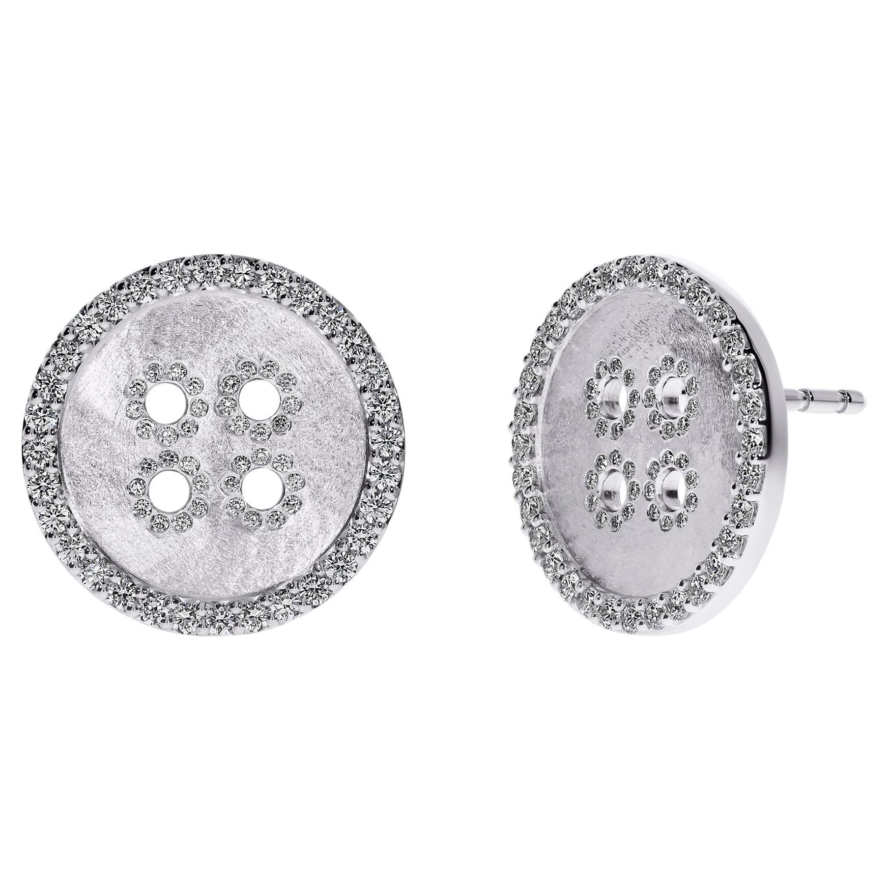 BÓTTÌNÌ Earrings in 18K White Gold