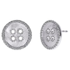 BÓTTÌNÌ Earrings in 18K White Gold