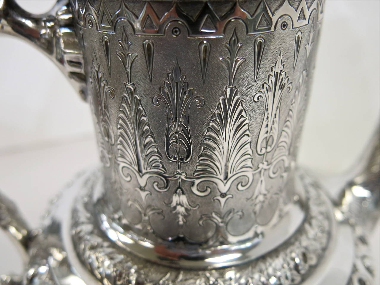 Antique Scottish Sterling Silver Coffee Pot 4