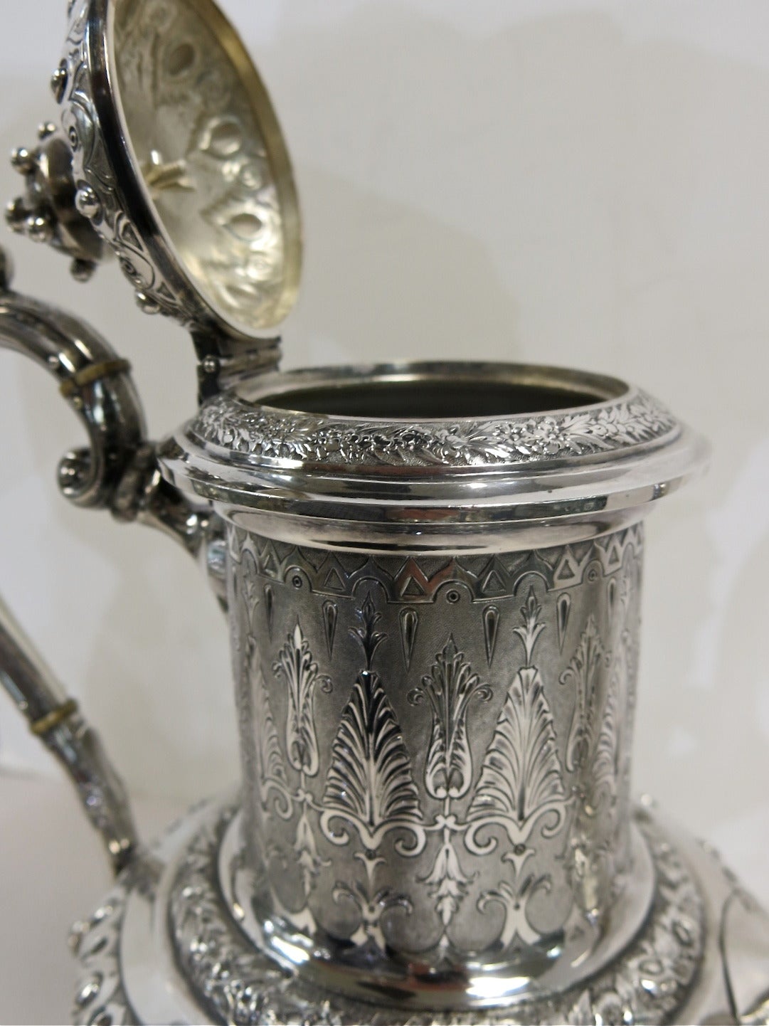 Antique Scottish Sterling Silver Coffee Pot 2
