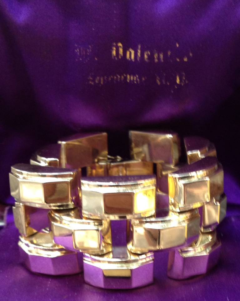 Women's Tiffany & Co. Retro Gold Tank Bracelet