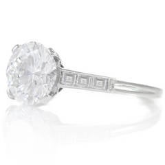 1960's 2 Carat Tiffany & Co. Diamond Engagement Ring