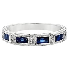 Kirk Kara SS6685-B1 Bracelet saphir bleu Charlotte avec diamants en or blanc 18 carats
