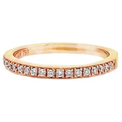 Kirk Kara K1250D-B Angelique Bague en or rose 18 carats avec diamants