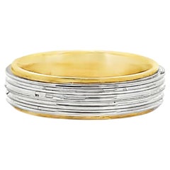 Platinum & 18K Yellow Gold Wedding Band
