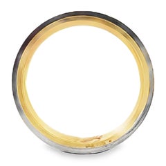 Platinum & 18K Yellow Gold Wedding Band
