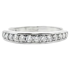 Designs By Vatche 'Amanda' Platinum Wedding Band with 0.56 Carat Round Diamonds