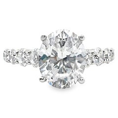 Simon G. LR2965 18K White Gold Engagement Ring Setting 1.11 Carats