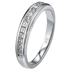 Anillo de platino de diseño contemporáneo de Scott Kay con diamantes de 0,34 quilates