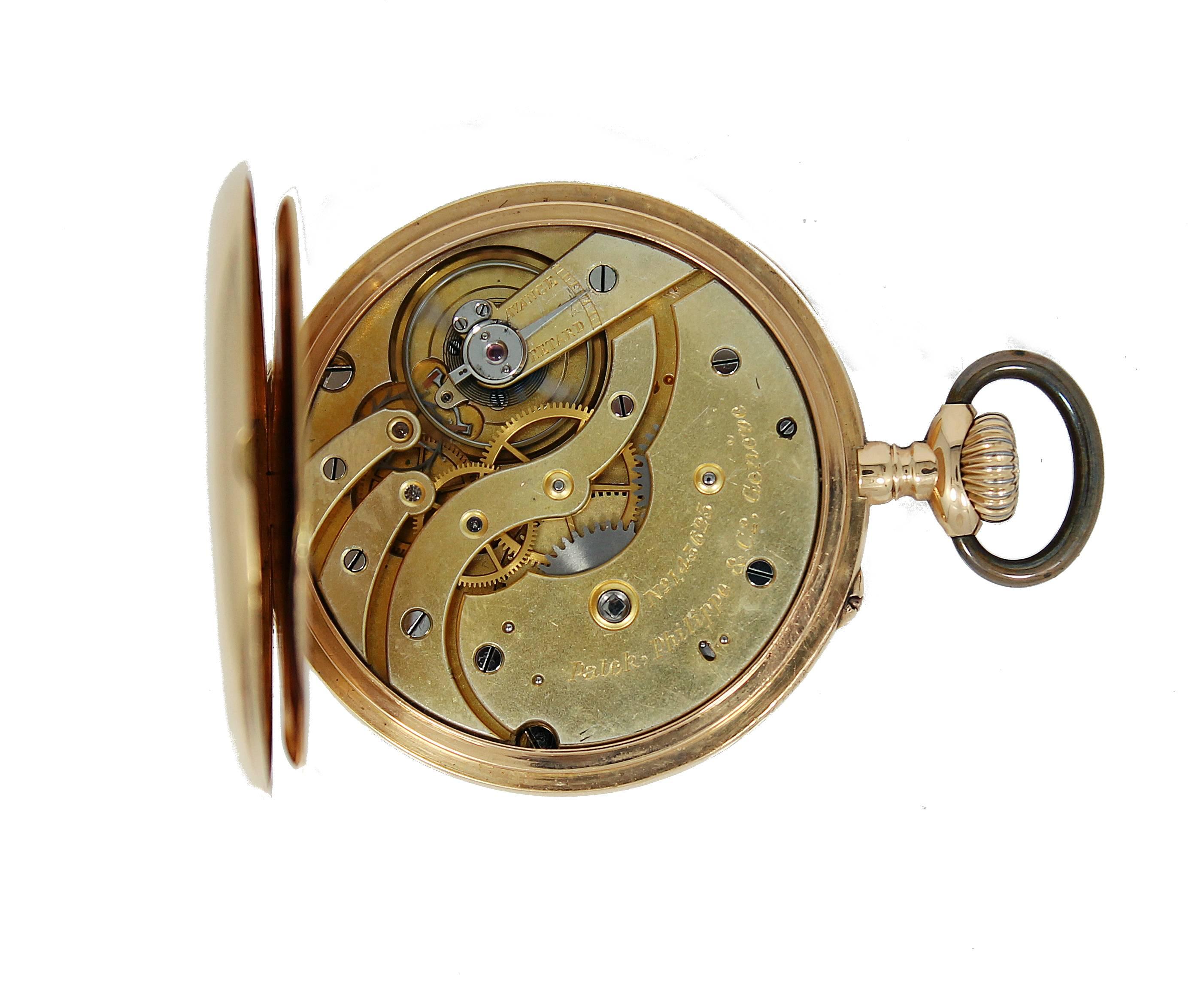 Patek Philippe Yellow Gold Pocket Watch In Good Condition In Naples, FL
