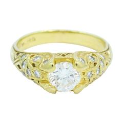 Diamond Yellow Gold Ring 11