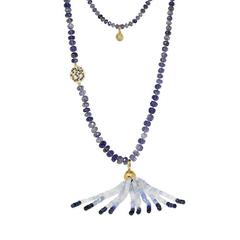 20 Karat Buddha Mama Tassel Drop Necklace