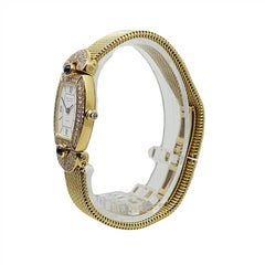 Van Cleef & Arpels Paris Yellow Gold Diamond Classique Quartz Wristwatch